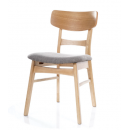 Стул SIGNAL CD-61 tap. 40 серый/дуб